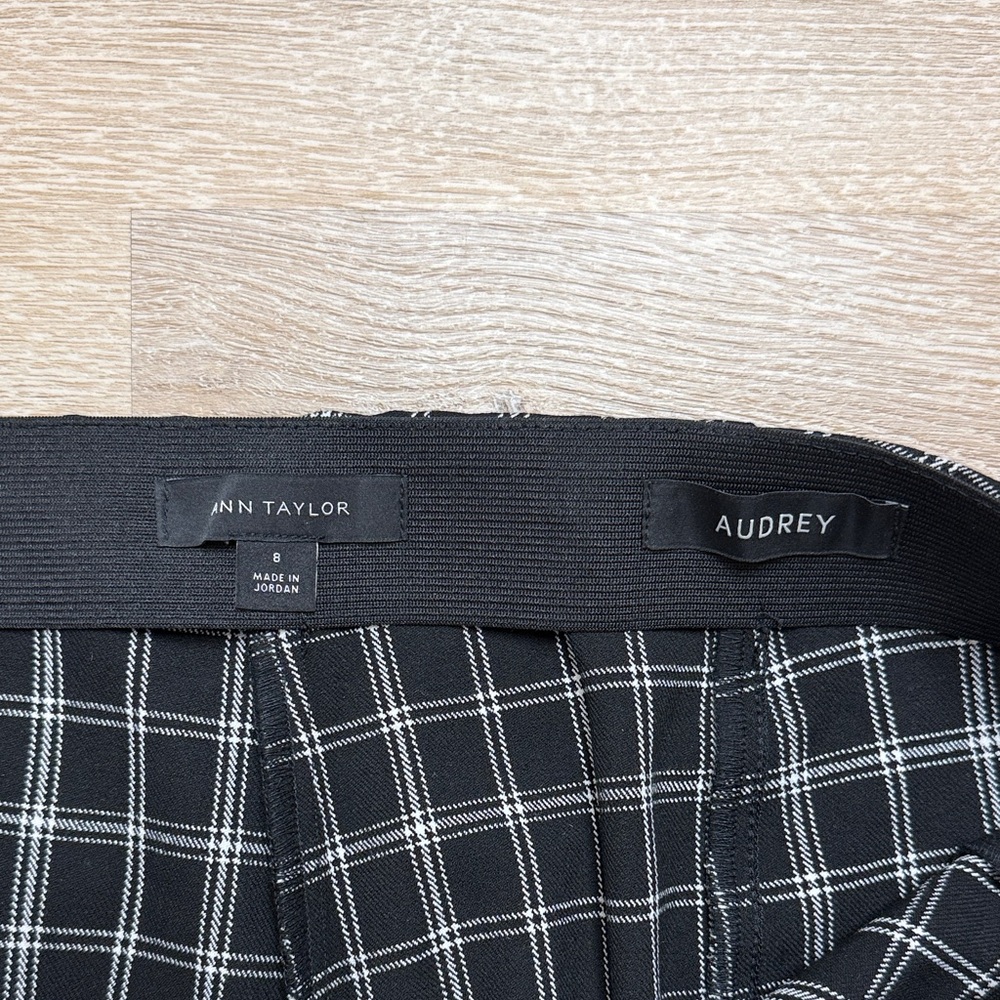 Ann Taylor Black and White Checkered Pants - Picture 4 of 4